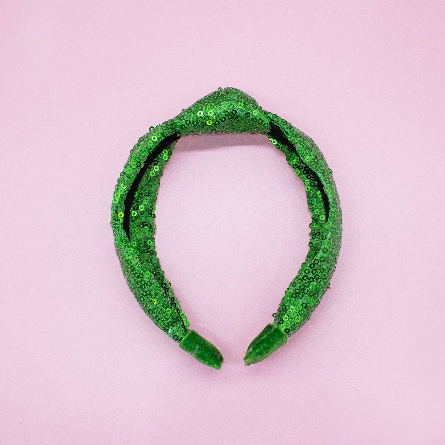 Sequin Knot Headband - Valentine's, Christmas, St. Patrick's: Red