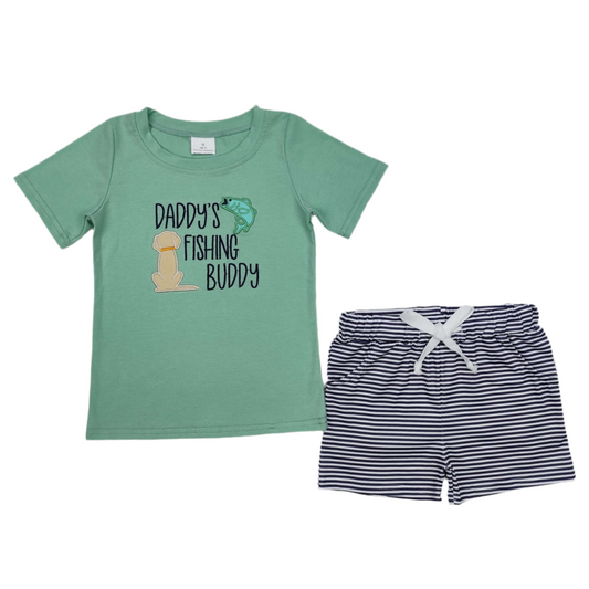 Daddy’s Fishing Buddy Short Set