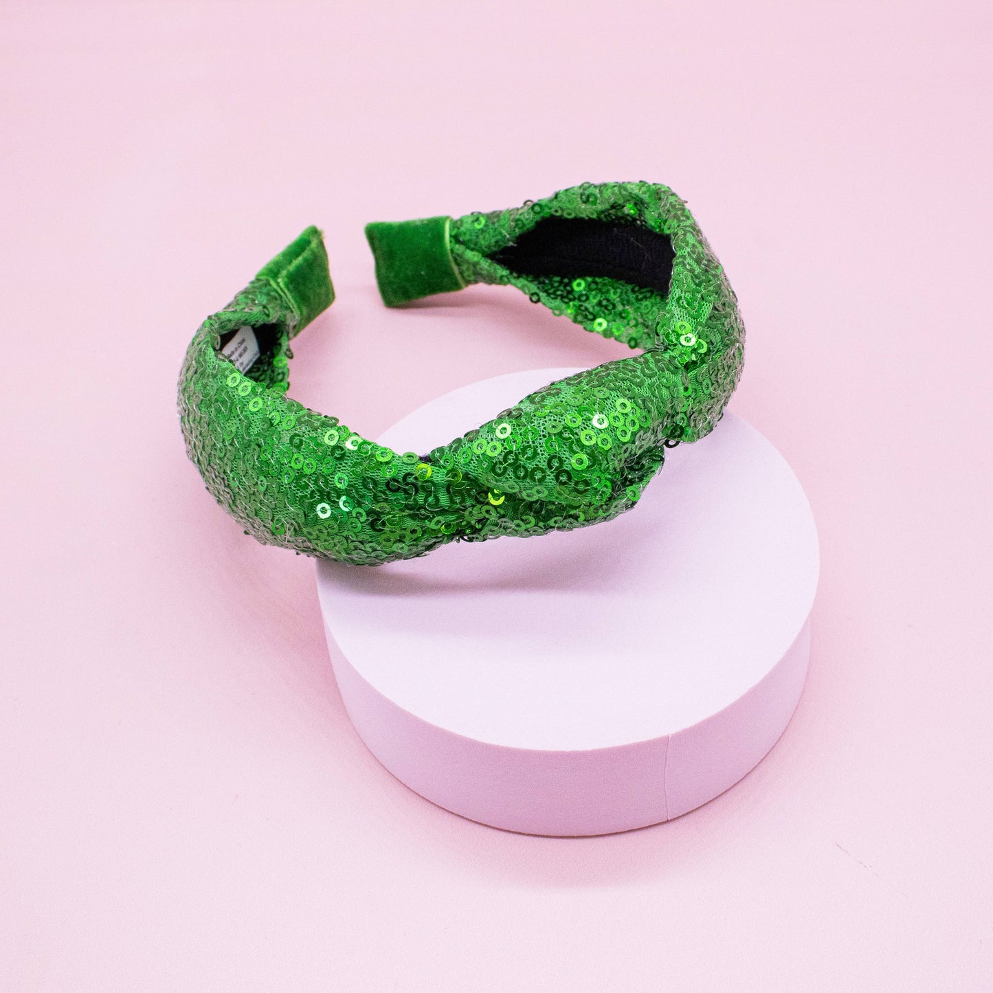 Sequin Knot Headband - Valentine's, Christmas, St. Patrick's: Red