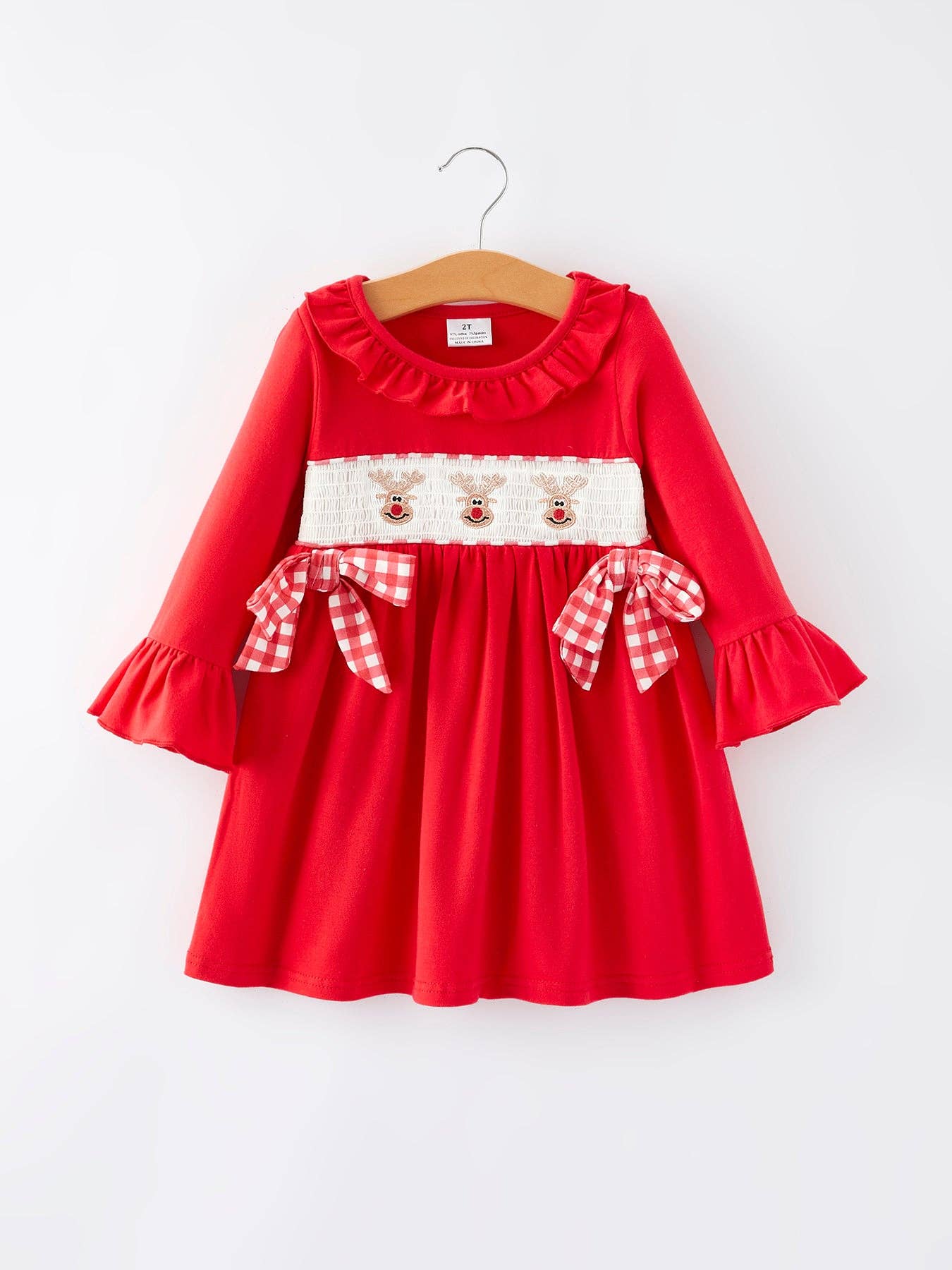 Reindeer Smock Dress