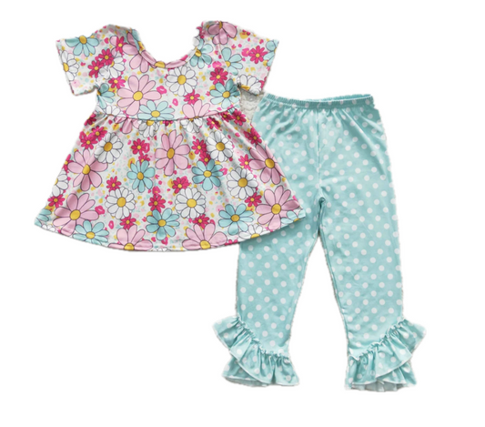 Girls Floral Outfit
