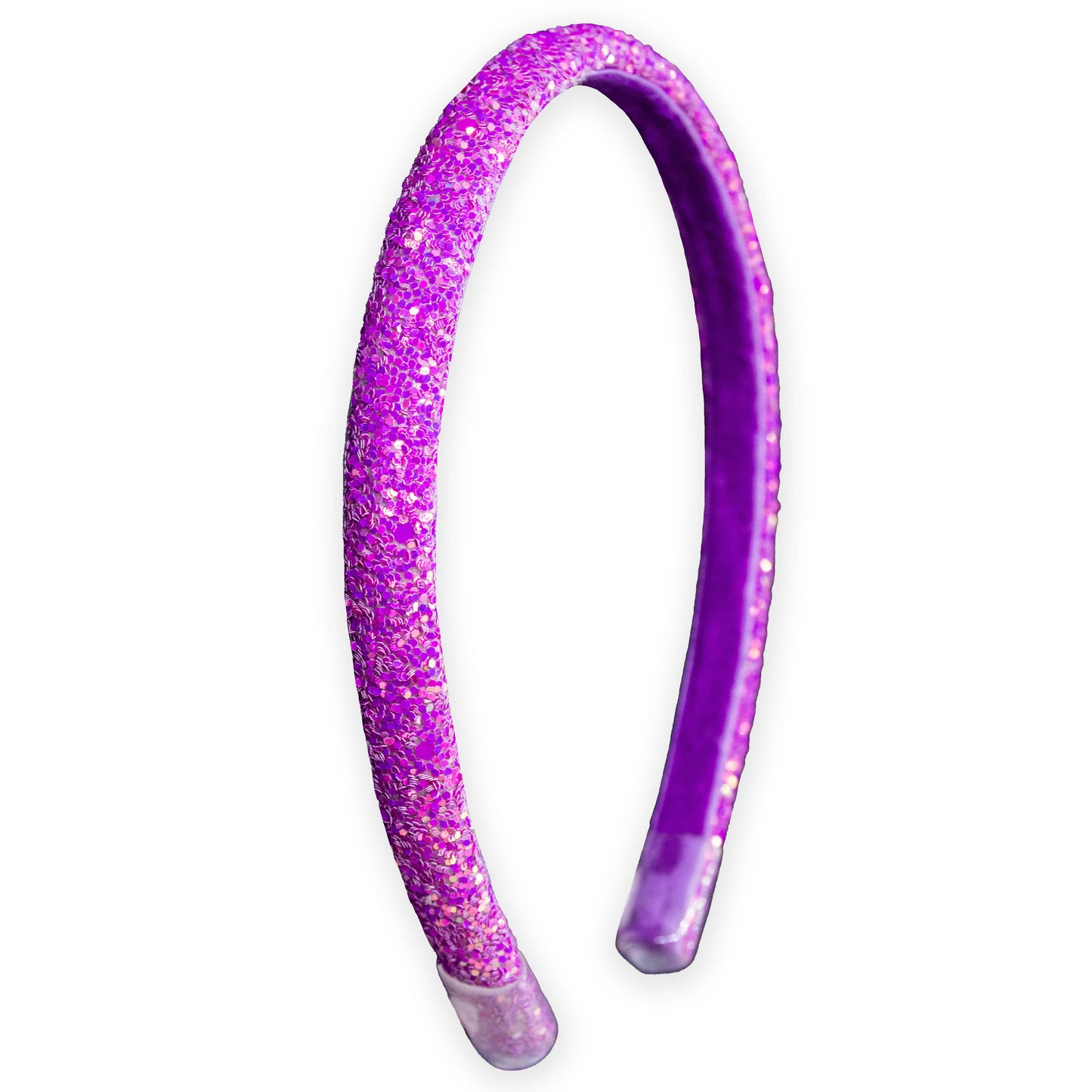 Glitter Headband - Thin Hairbands for Kids: Gold