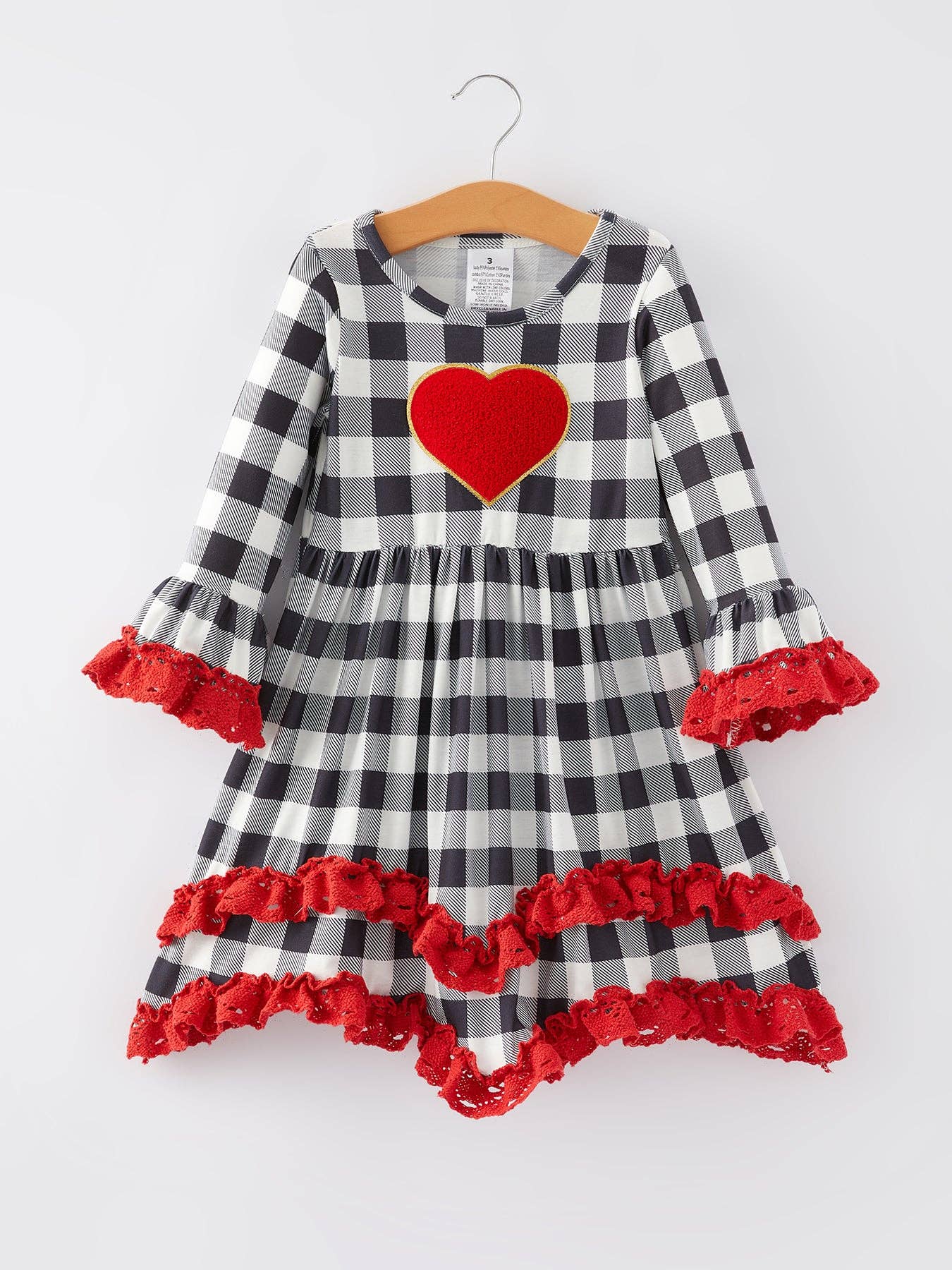 Heart Ruffle Dress