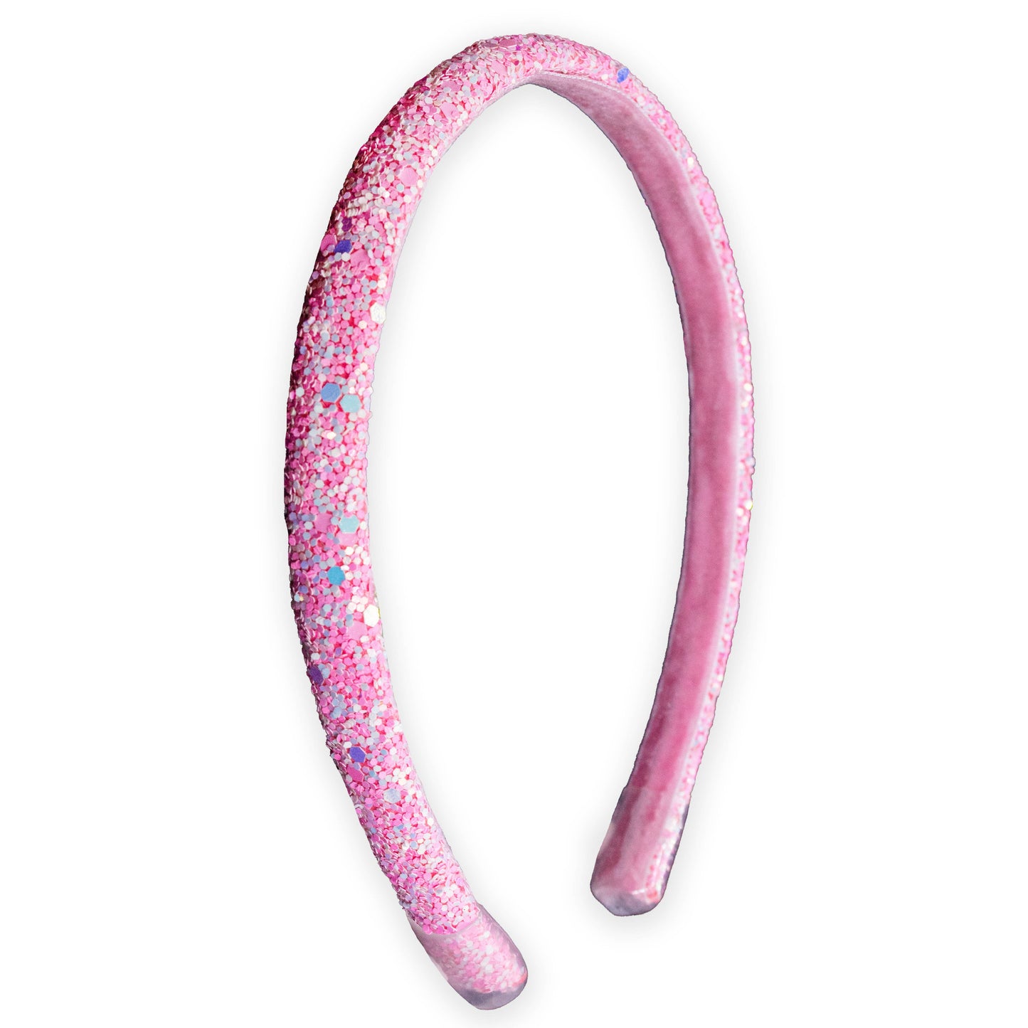 Glitter Headband - Thin Hairbands for Kids: Gold